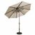 9' Octagon Autotilt Market Umbrella - Champagne Linen Sunbrella NU5422CH #3
