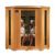 Hemlock Tucson 4 Person FAR Infrared Corner Sauna with Carbon Heaters SA2420DX #3