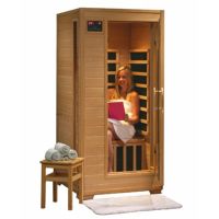 Hemlock Buena Vista 1 Person FAR Infrared Sauna with Carbon Heaters SA2402