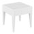 Aruba Wickerlook Resin Balcony Furniture Set 3 Piece White ISP8041S-WH #6