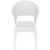 Daytona Wickerlook Resin Patio Dining Chair White ISP818-WH #2