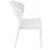 Daytona Wickerlook Resin Patio Dining Chair White ISP818-WH #4