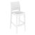 Jamaica Wickerlook Resin Bar Chair White ISP866