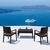 Miami Wickerlook Resin Balcony Furniture Set 3 Piece Brown ISP899S