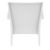 Miami Wickerlook Resin Patio Club Chair White with Cushion ISP850-WH #3