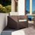 Monaco Wickerlook 4 Piece XL Sofa Deep Seating Set Brown with Cushion ISP836-BR #7