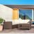 Monaco Wickerlook Resin Patio Sectional Set 6 Piece with Cushion ISP834S1-BR #4