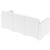 Monaco Wickerlook Resin Patio Sofa XL White with Cushion ISP833-WH #7