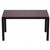 Orlando Wickerlook Resin Rectangle Patio Dining Table Brown 55 inch. ISP878-BR #2
