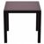 Orlando Wickerlook Resin Square Patio Dining Table Brown 31 inch. ISP875-BR #2