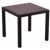 Orlando Wickerlook Resin Square Patio Dining Table Brown 31 inch. ISP875