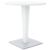 Riva Wickerlook Resin Round Patio Dining Table White 28 inch. ISP882