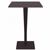 Riva Wickerlook Resin Square Bar Table Brown 28 inch. ISP888