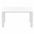 Vegas Outdoor Dining Table Extendable from 39 to 55 inch White ISP772-WH #4