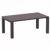 Vegas Outdoor Dining Table Extendable from 70 to 86 inch Brown ISP774