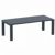 Vegas Outdoor Dining Table Extendable from 70 to 86 inch Rattan Gray ISP774-DG #3