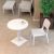 Verona Wickerlook Resin Patio Dining Chair White ISP830-WH #5