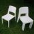 Verona Wickerlook Resin Patio Dining Chair White ISP830-WH #7