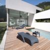 Fiji Wickerlook Resin Outdoor Chaise Lounge Set 4 Piece Rattan Gray ISP860-S4