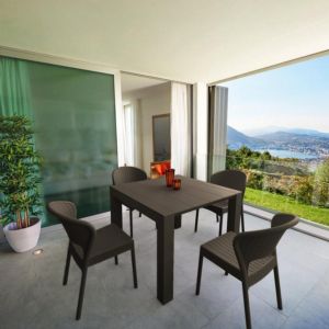 Daytona Extendable Dining Set 5 Piece Brown ISP8182S