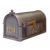 Special Lite SCB-1015-DX-SW Berkshire Curbside Mailbox with Front and Side Numbers SCB-1015-DX