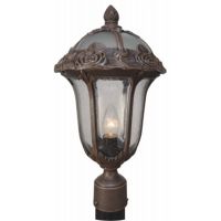 Special Lite Rose Garden F-2710-CP-SG Medium Post Mount Light with Seedy Glass F-2710