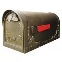 Special Lite SCF-1003-BRZ Floral Curbside Mailbox SCF-1003