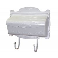 Special Lite SHF-1001-WH Floral Horizontal Mailbox SHF-1001