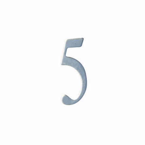 Special Lite 2" Stainless Steel Self Adhesive Address Number. Number: 5 SS2-NUMBER-5