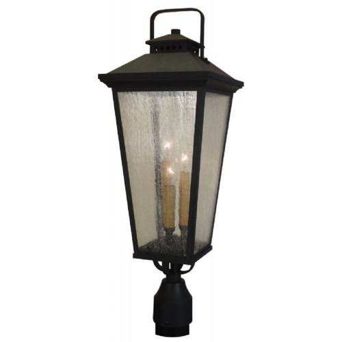 Special Lite Alexandria F-2870-BLK Medium Post Mount Exterior Light Fixture F-2870-BLK