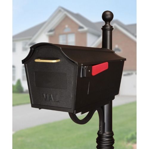 Special Lite STB-1007-BLK Town Square Curbside Mailbox STB-1007-BLK