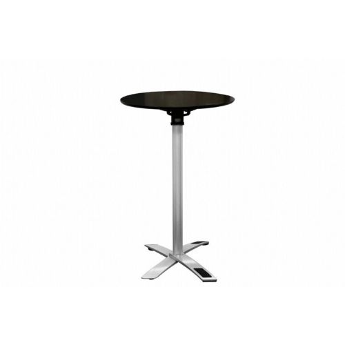 Black / Silver Folding Event Table (Tall Height) BX-BT-210A-BLACK