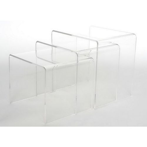 Clear Acrylic Nesting Table 3-Pc Set BX-FAY-510