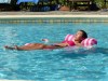 Customer Photo #1 - Water Hammock Inflatable Pool Lounger - Green PM70743-GREEN