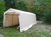 Customer Photo #3 - Auto Shelter, 1-3/8" 5-Rib Peak Style Frame, Sandstone Cover 10x20 Portable Garage 62680