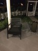Customer Photo #1 - Artemis XL Outdoor Club Chair Silver Gray with Black Cushion ISP004-SIL-CBL