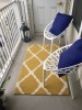 Customer Photo #1 - Crystal Outdoor Dining Chair Transparent Orange ISP052-TORA