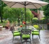 Customer Photo #1 - Outdoor Chair Seat Cushion Square 18Wx18Dx3H Sunbrella Welted CD-CCS18X18X3