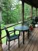 Customer Photo #1 submitted by S. M. from Underhill, VT - Sunny Resin Round Dining Table 35 inch Green