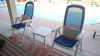 Customer Photo #2 - Delta Adjustable Folding Sling Chair Set 3 Piece - White Sand NR-DELTASET-00-124