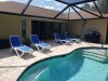 Customer Photo #1 submitted by M. C. from Cape Coral, FL - Adjustable Omega Sling Chaise Lounge - Brown Beige