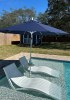 Customer Photo #1 - Slim Pool Chaise Sun Lounger Taupe ISP087-DVR