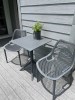 Customer Photo #2 - Air Outdoor Dining Chair Dark Gray ISP014-DGR